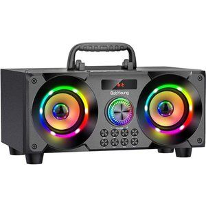 60W Portable Bluetooth Speaker with Subwoofer Heavy Bass, Wireless Speakers